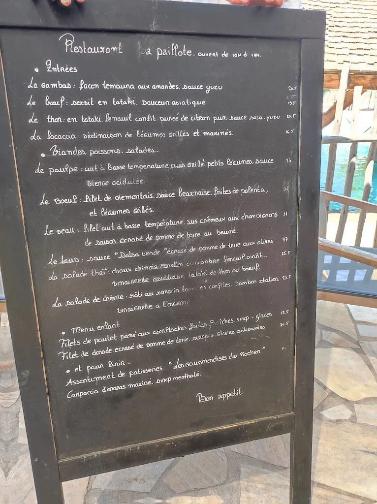 Menu_La Paillote Restaurant, Balneo & Spa_Fréjus_image_2