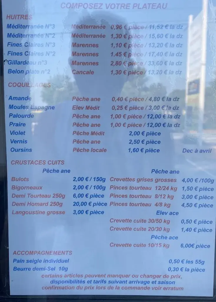 Menu_LES DELICES DE LA MER_Fréjus_image_1
