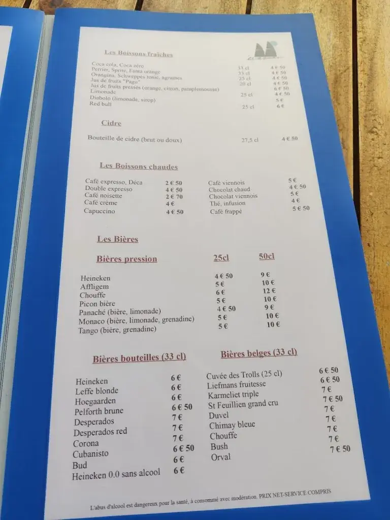 Menu_Évasion: Restaurant - Brasserie - Port Fréjus_Fréjus_image_3