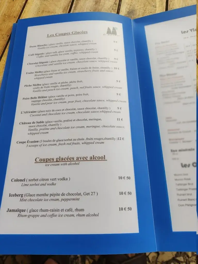 Menu_Évasion: Restaurant - Brasserie - Port Fréjus_Fréjus_image_4