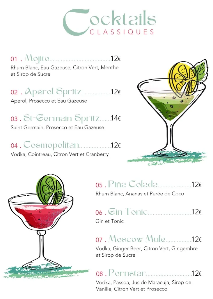 Menu_CALM bar à huitres Port Fréjus_Fréjus_image_2