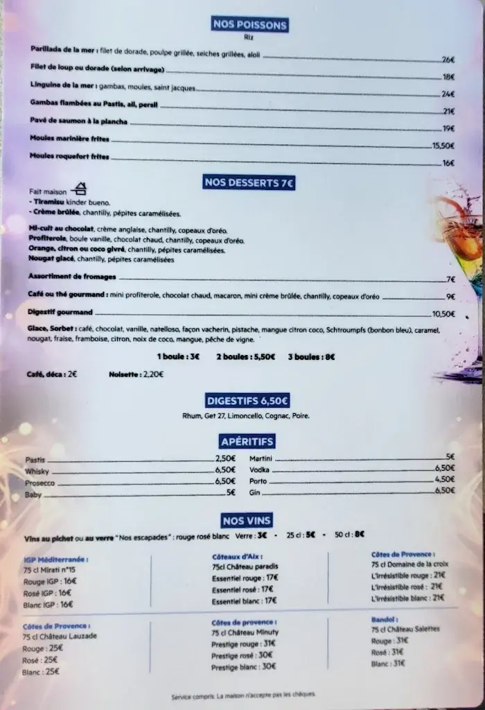 Menu_Coco Beach_Fos-sur-Mer_image_1