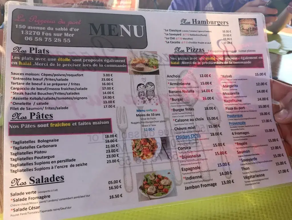 Menu_pizzeria du port_Fos-sur-Mer_immagine_3
