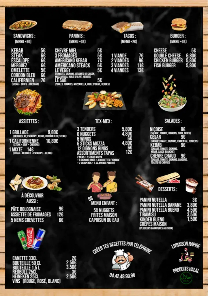 Menu_La Pat à Sab_Fos-sur-Mer_immagine_4