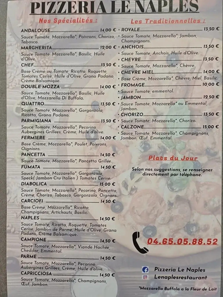 Menu_Pizzeria Le Naples_Fos-sur-Mer_image_1