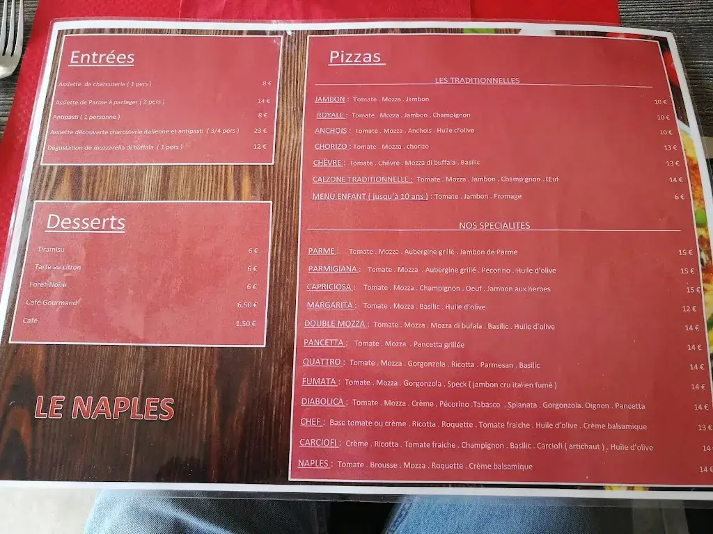 Menu_Pizzeria Le Naples_Fos-sur-Mer_image_4