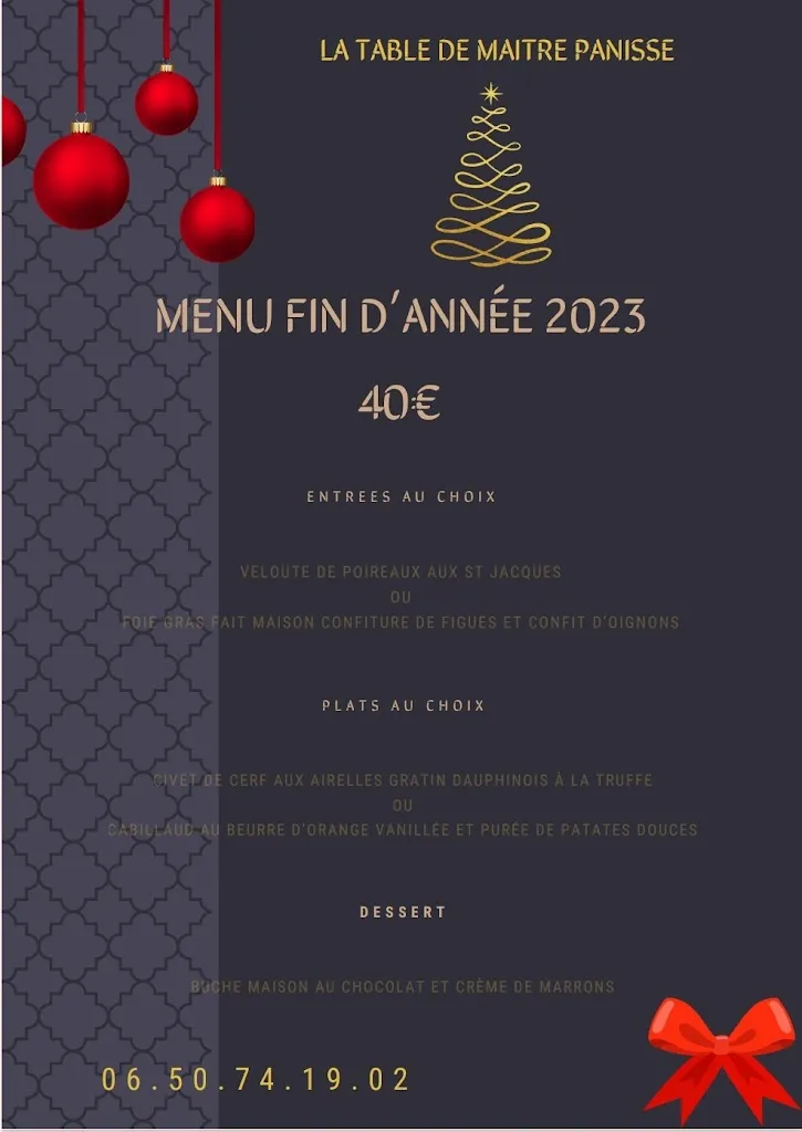 Menu_Restaurant La Table de Maître Panisse_Port-de-Bouc_image_2