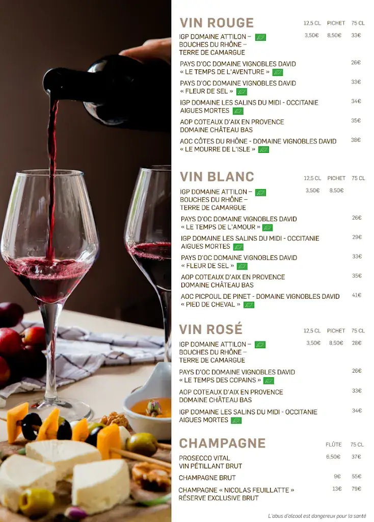 Menu_RESTAURANT ARIANE_Fos-sur-Mer_image_1