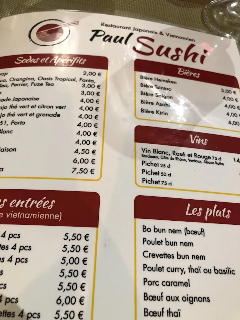 Menu_Paul SUSHI_Fos-sur-Mer_image_3