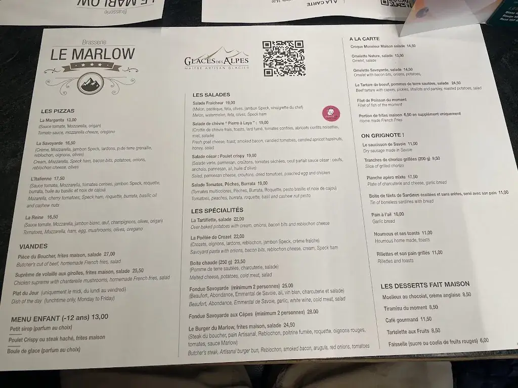 Menu_Le Marlow_Arâches-la-Frasse_image_1