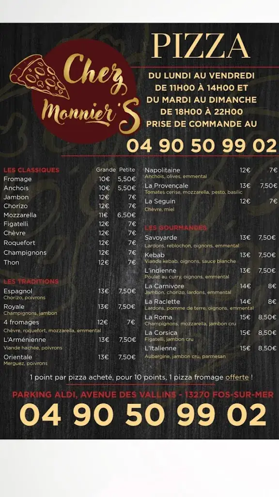 Menu_Chez Monnier's_Fos-sur-Mer_image_1