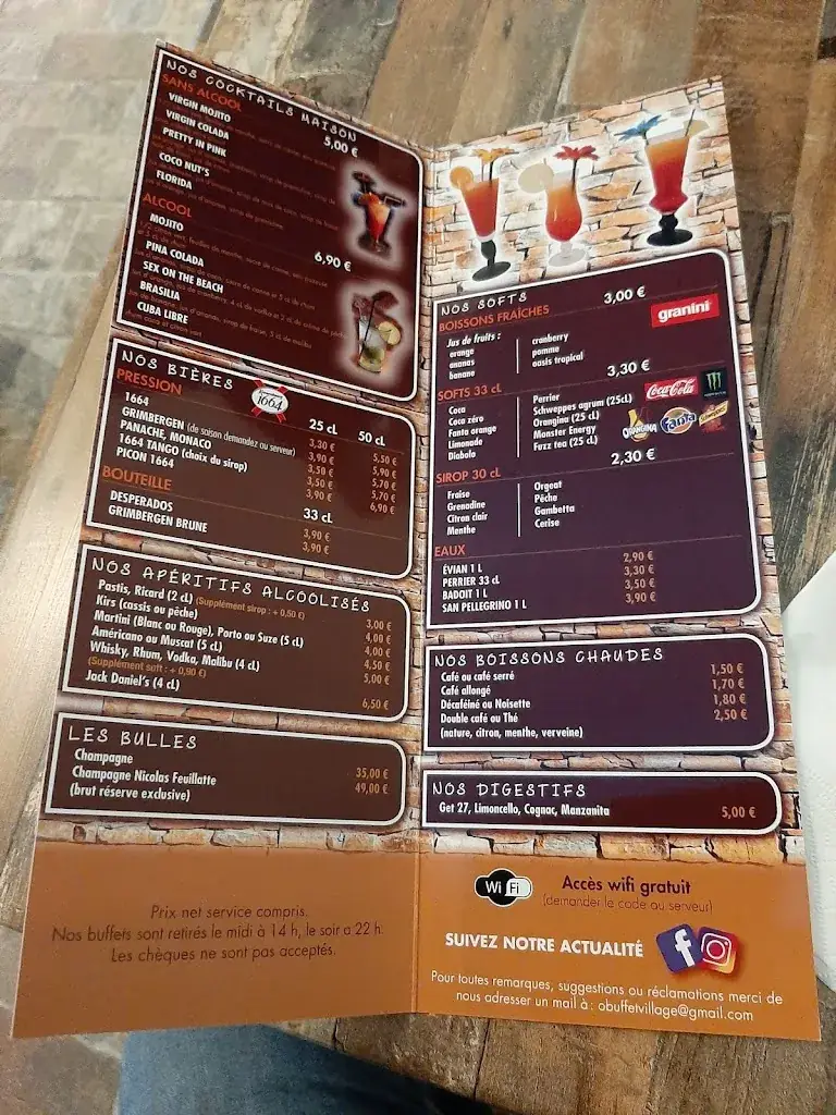 Menu_O BUFFET VILLAGE - Martigues - Saint Mitre_Saint-Mitre-les-Remparts_image_2