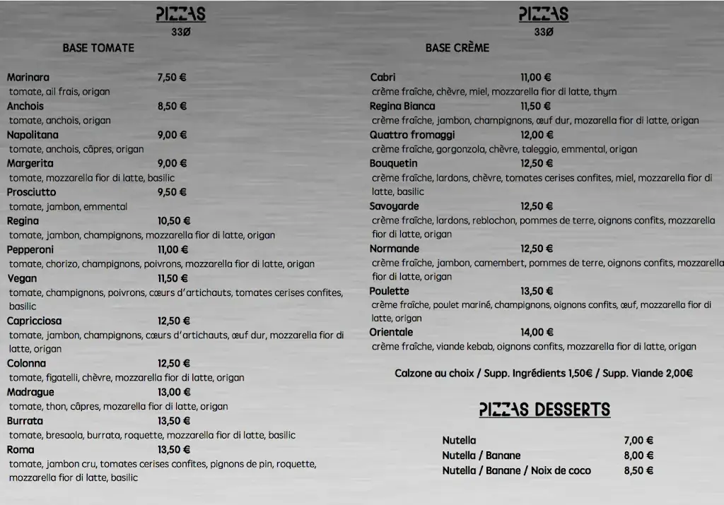 Menu_BRASSERIE DU PARC_Garéoult_immagine_1