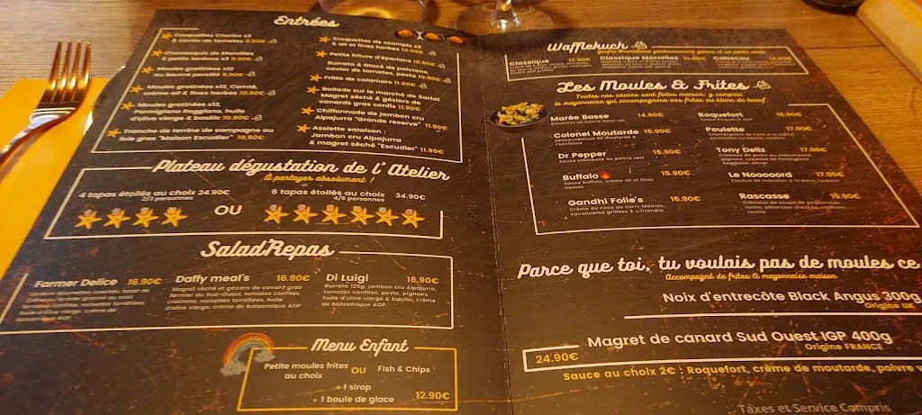 Menu_L'Atelier_Garéoult_image_1