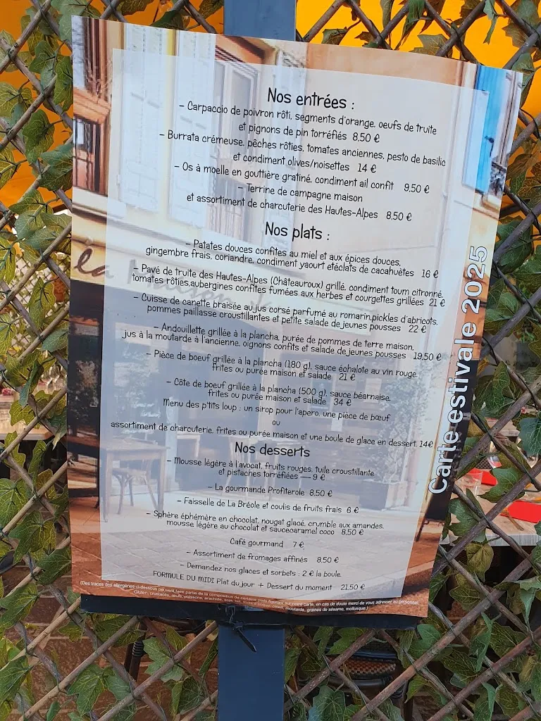 Menu_La Maison Jaune_Gap_image_1