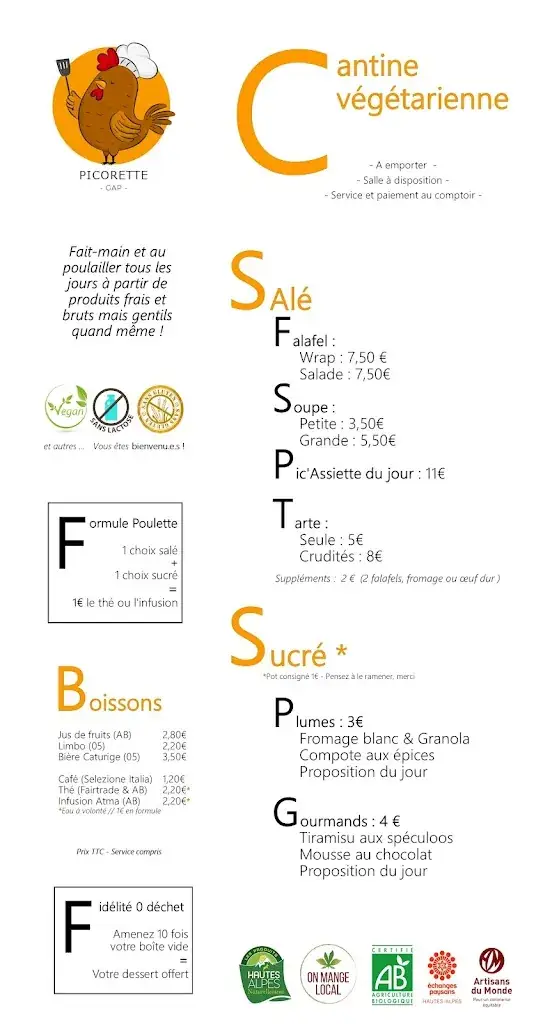 Menu_Picorette - Cantine végétarienne_Gap_image_1