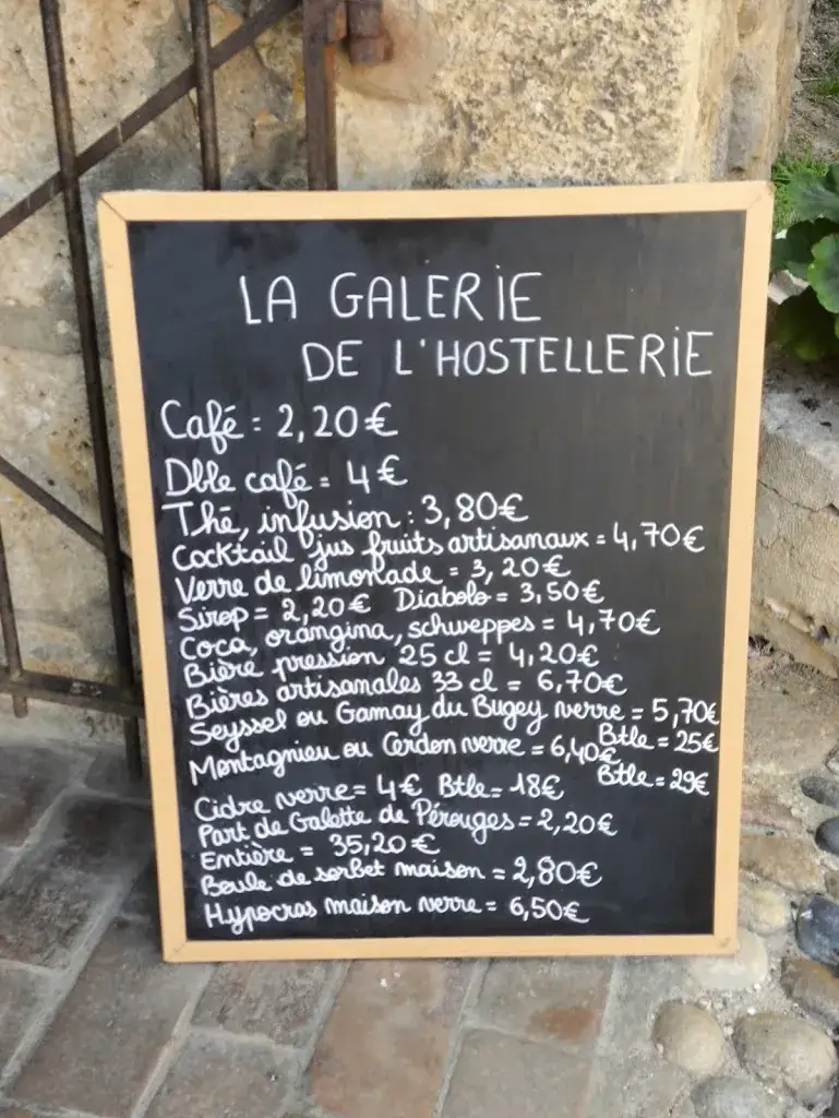 Menü_La Galerie de l'Hostellerie_Pérouges_Bild_1