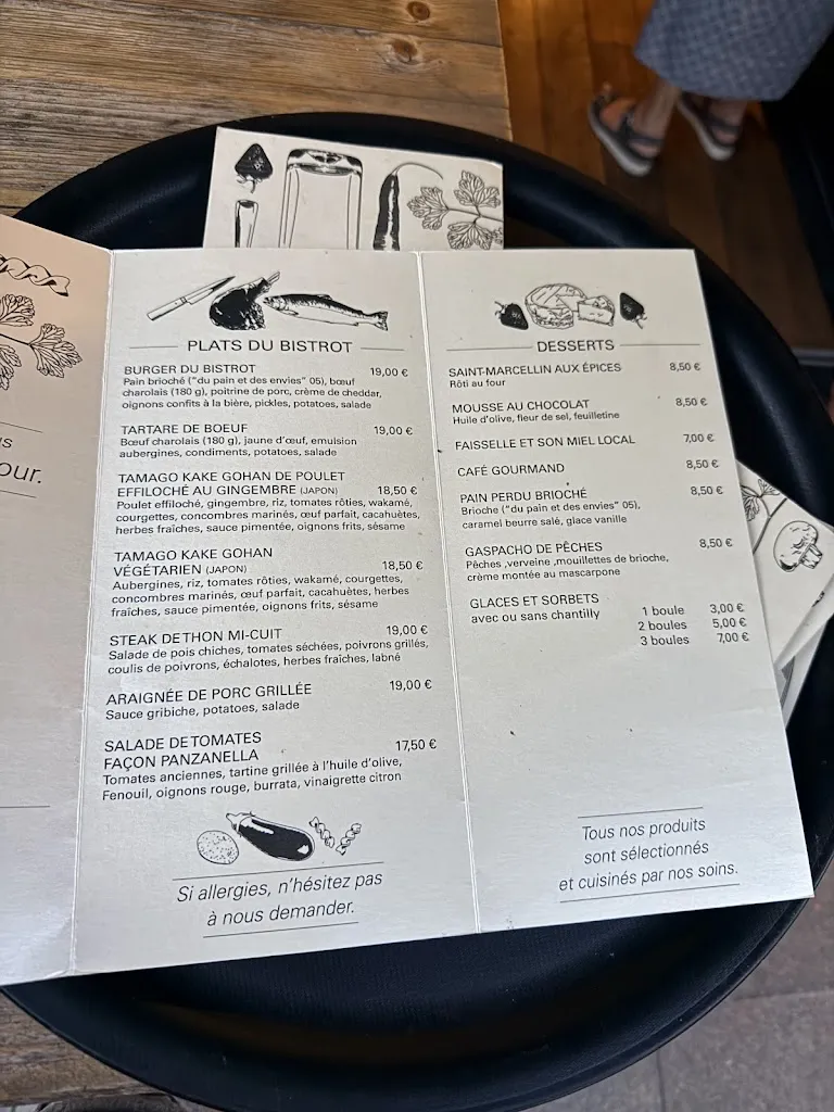 Menu_Le Bistrot Gapençais_Gap_image_2