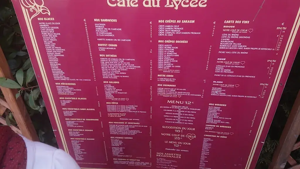 Menu_Le Fameux Café du Lycée_Gap_image_2
