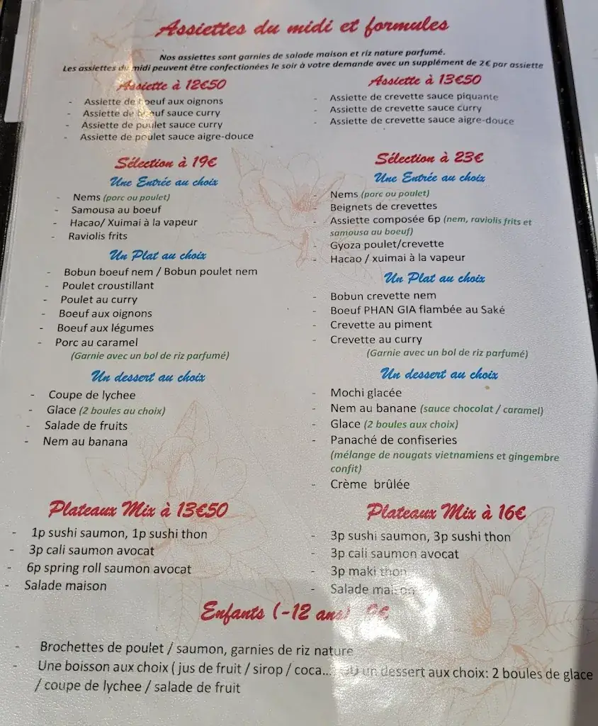 Menu_RESTAURANT VIETNAMIEN PHAN GIA_Gardanne_image_1