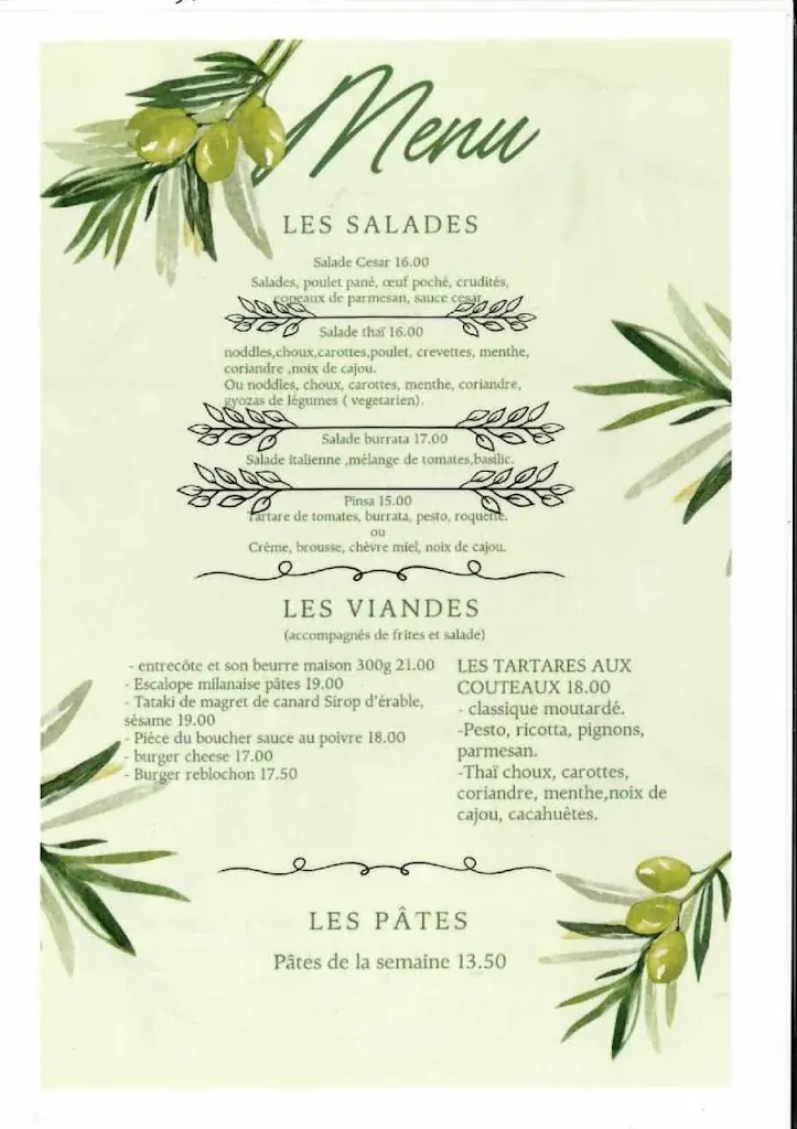 Menu_A l'ombre des oliviers_Gardanne_immagine_2