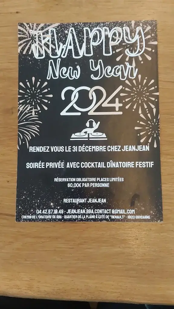 Menu_Restaurant JEANJEAN_Gardanne_image_4