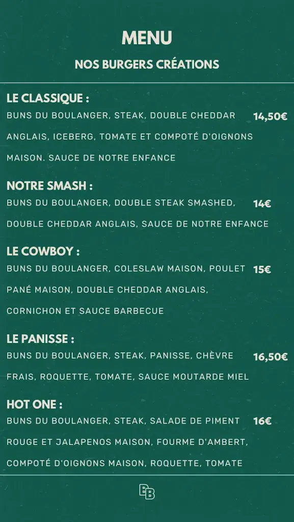 Menu_Bistro Burger_Gardanne_image_1