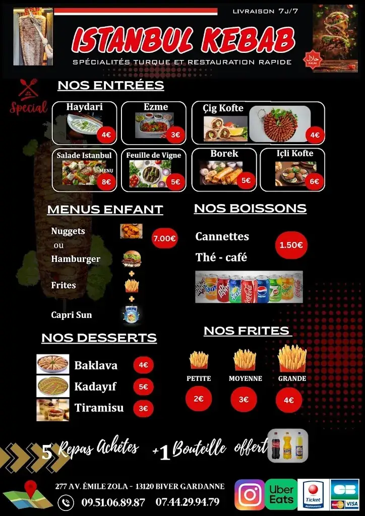 Menü_Istanbul Kebab_Gardanne_Bild_2