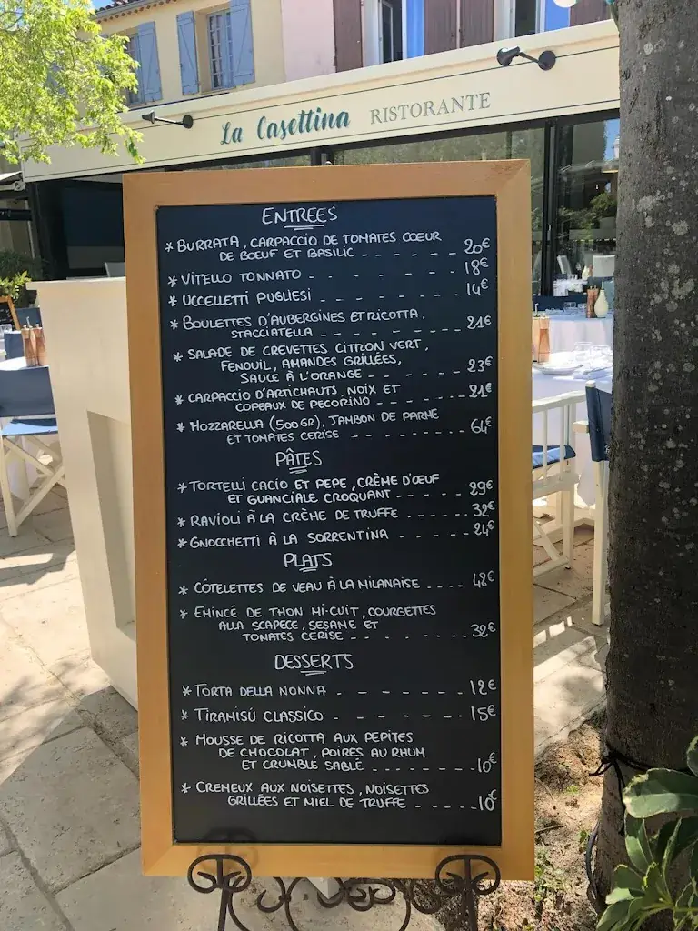 Menü_La Casettina Ristorante - Restaurant Italien Gassin_Gassin_Bild_4