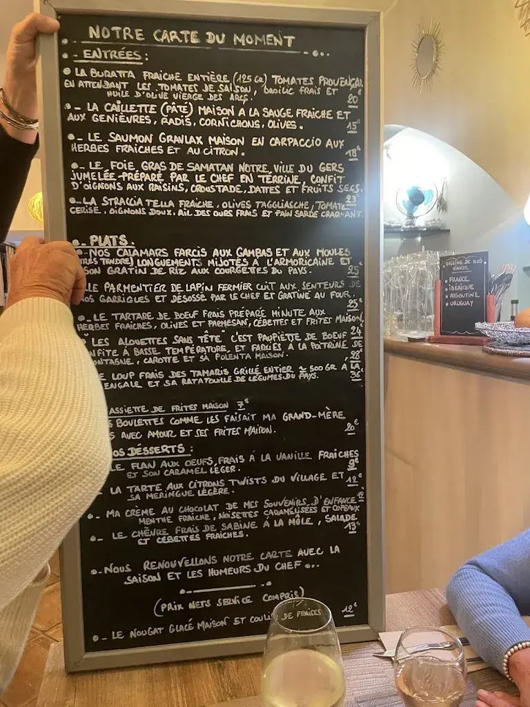 Menu_Saveurs Sincères_Ramatuelle_immagine_1