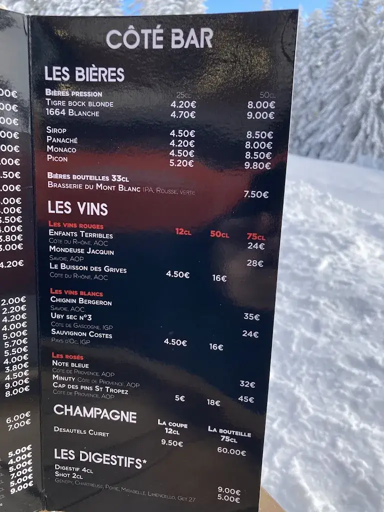 Menu_Restaurant d'Altitude la Cupesse_Arâches-la-Frasse_image_2