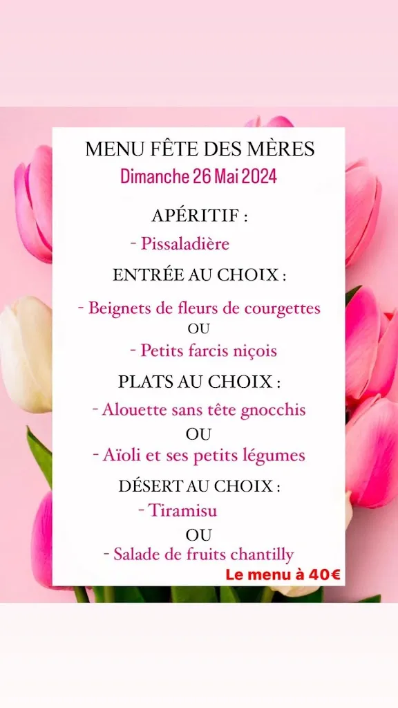 Menu_Bar Restaurant des Chasseurs à Gilette 06830_Gilette_image_1