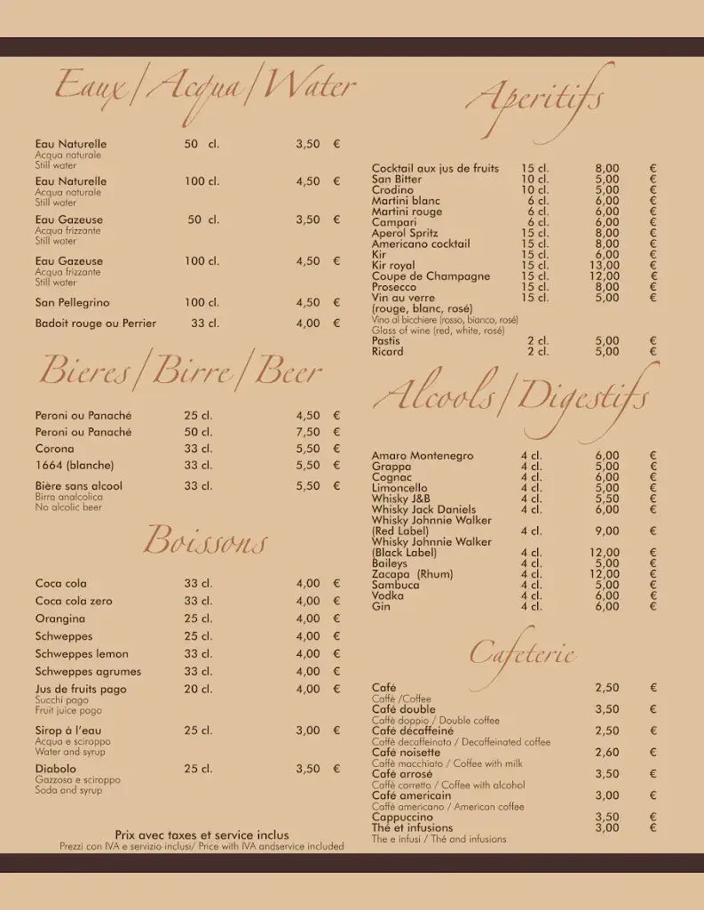 Menu_La Trattoria_Menton_image_1