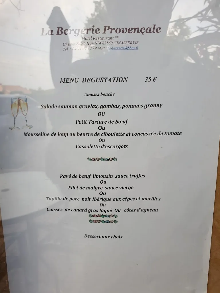 Menu_Hotel la Bergerie Provencale_Ginasservis_image_2