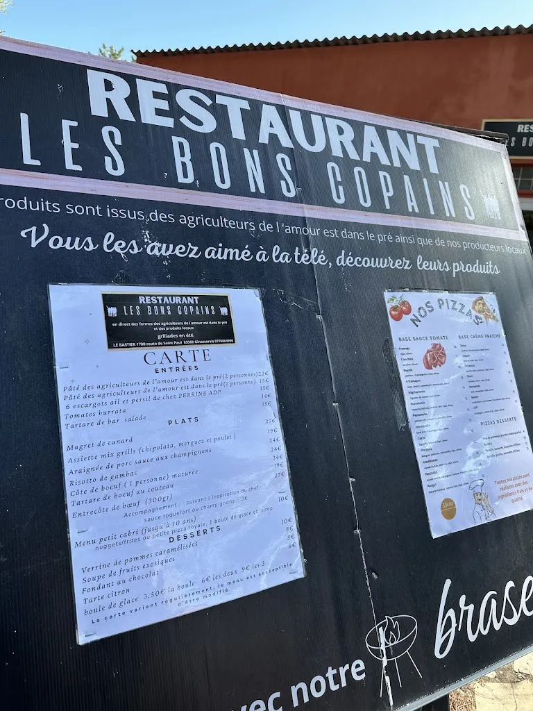 Menu_Restaurant Les Bons Copains 🥩🥗 ⎮Var_Ginasservis_image_3