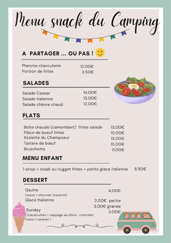 Menu_Snack du camping_Ginasservis_image_1