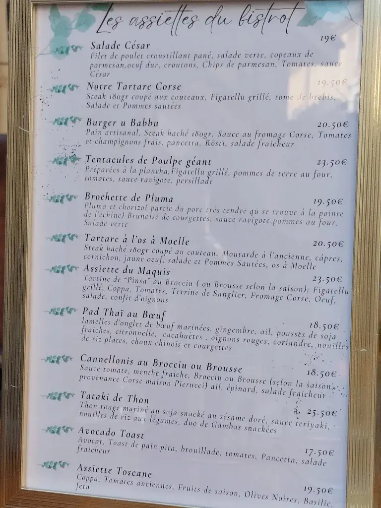 Menu_Le Bistrot Du Cours_Vinon-sur-Verdon_image_1