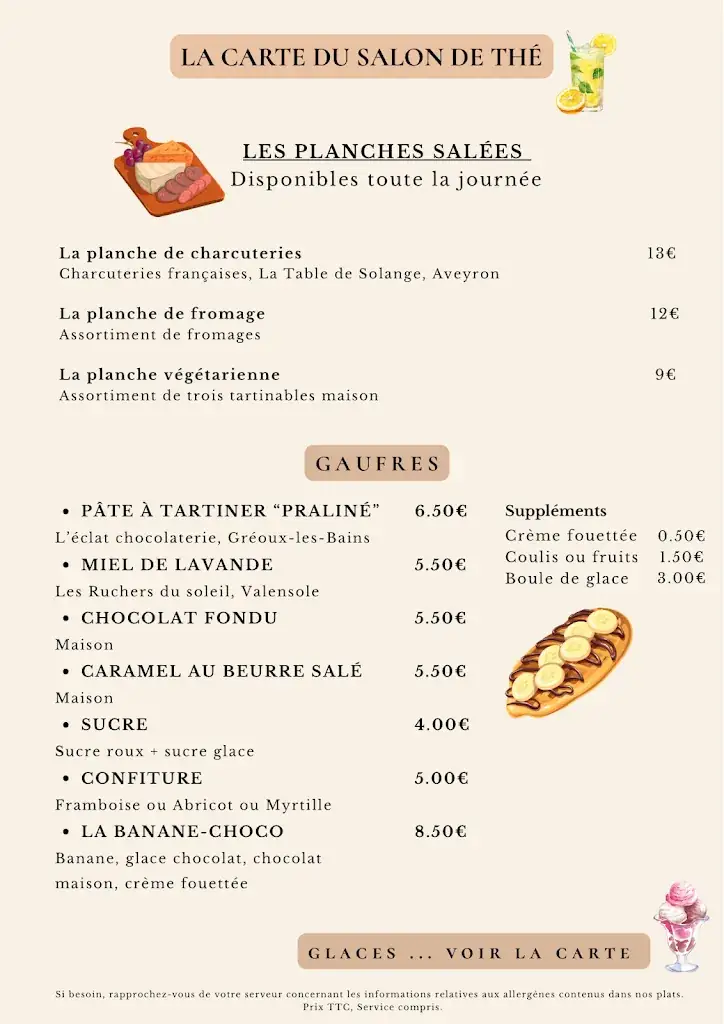 Menu_LE CABANON_Gréoux-les-Bains_image_1