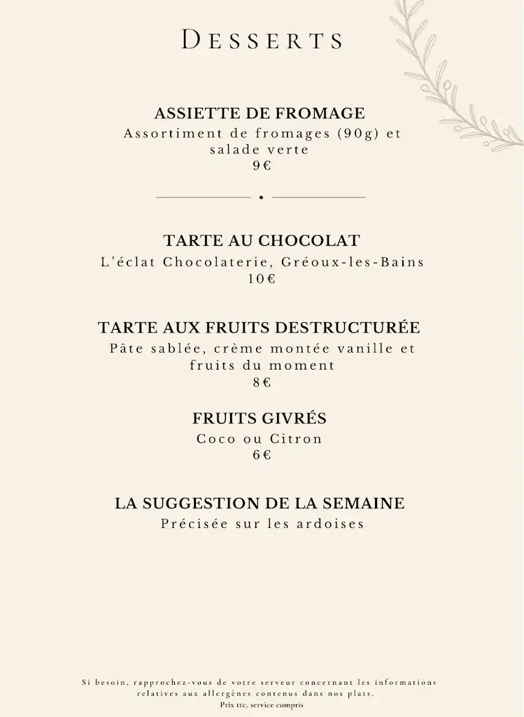 Menu_LE CABANON_Gréoux-les-Bains_image_3