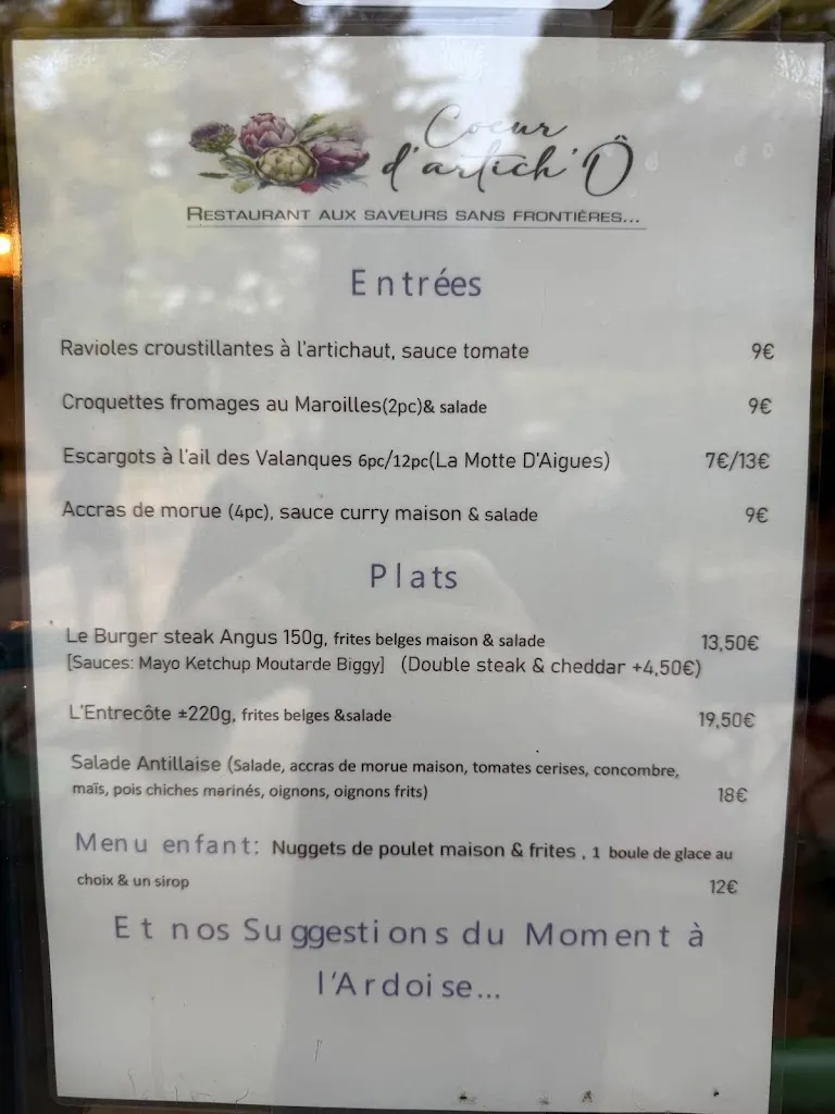Menu_Coeur d'artich'Ô_Grambois_image_4