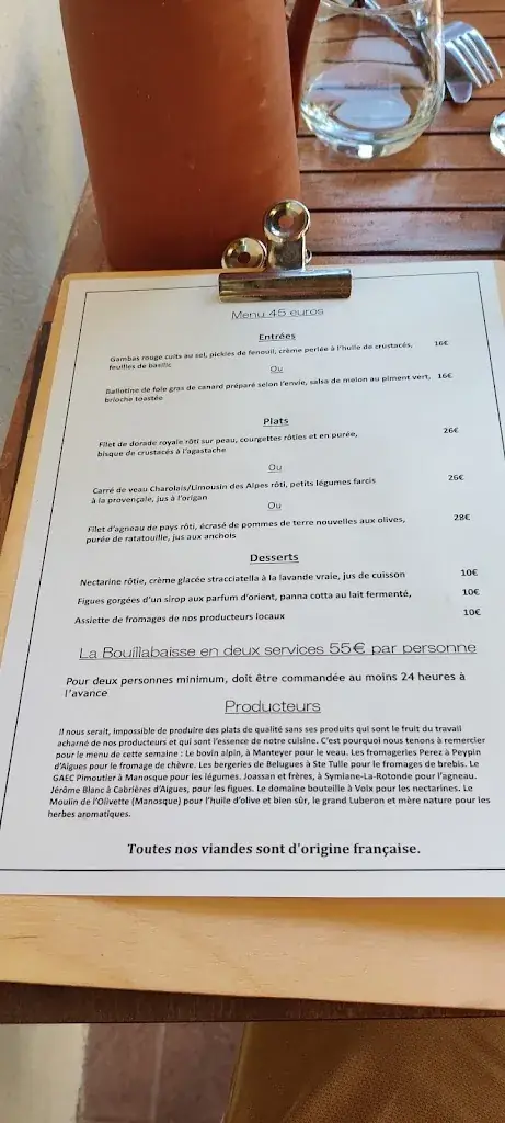 Menu_Le Cheval Blanc_Bastide-des-Jourdans_image_2