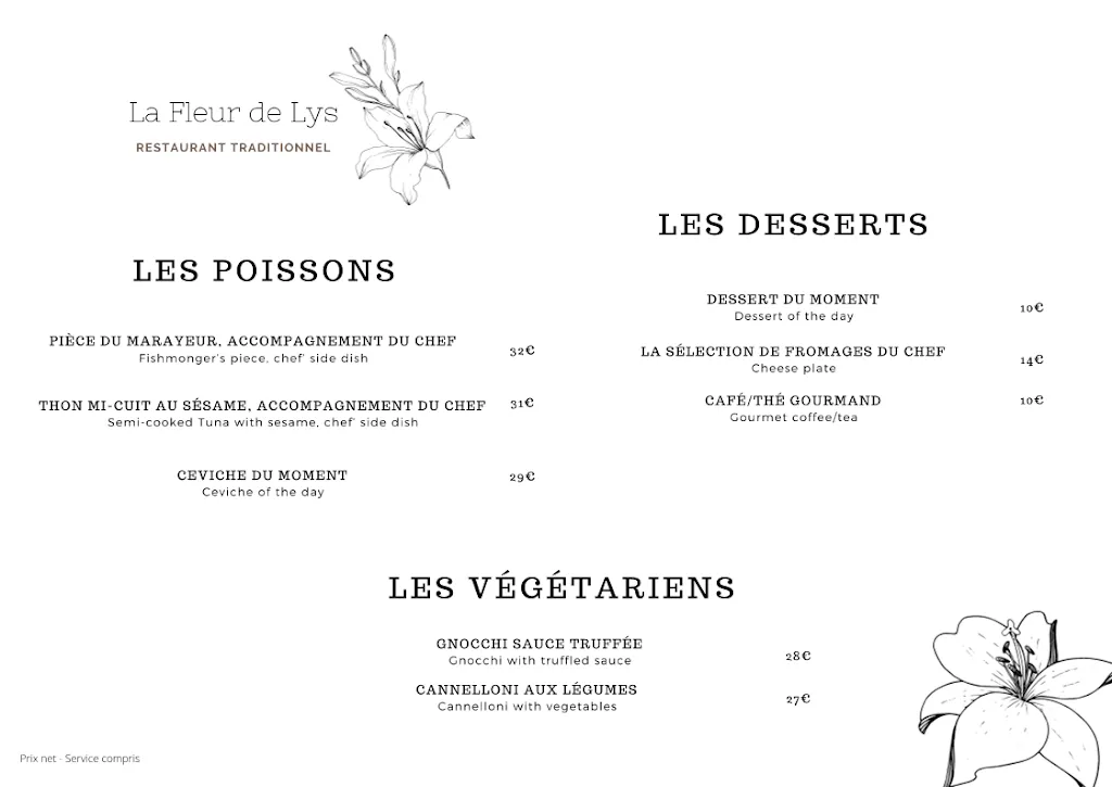 Menü_La Fleur de Lys_Grasse_Bild_2
