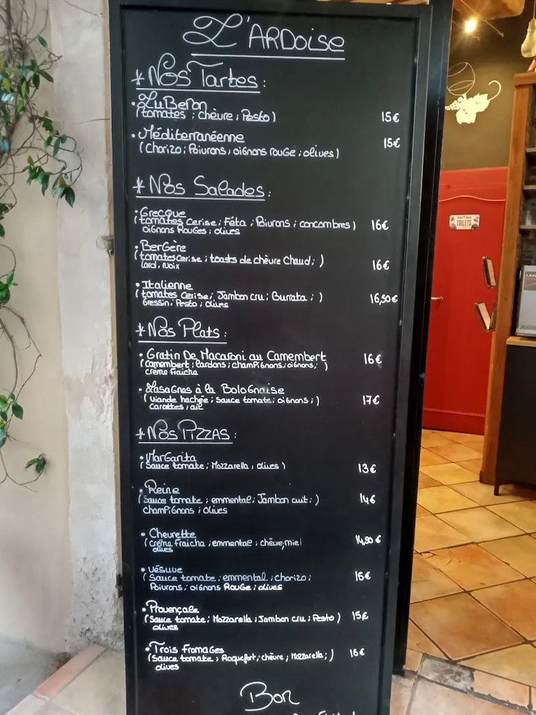 Menu_L'Ardoise_Gordes_image_1