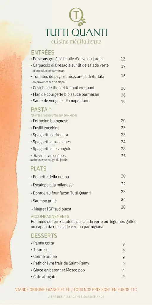 Menu_Tutti Quanti_Graveson_image_1