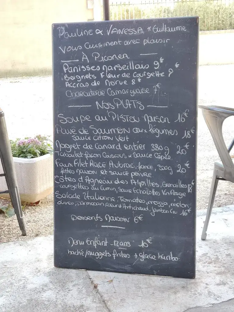 Menu_Le bistrot sous les platanes_Graveson_image_2
