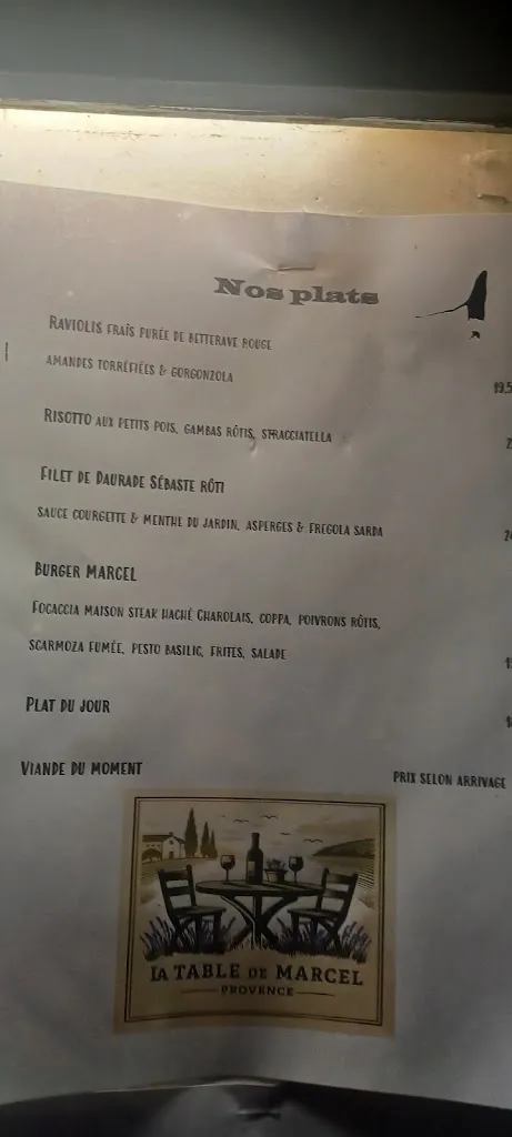 Menu_LA TABLE DE MARCEL_Graveson_image_4