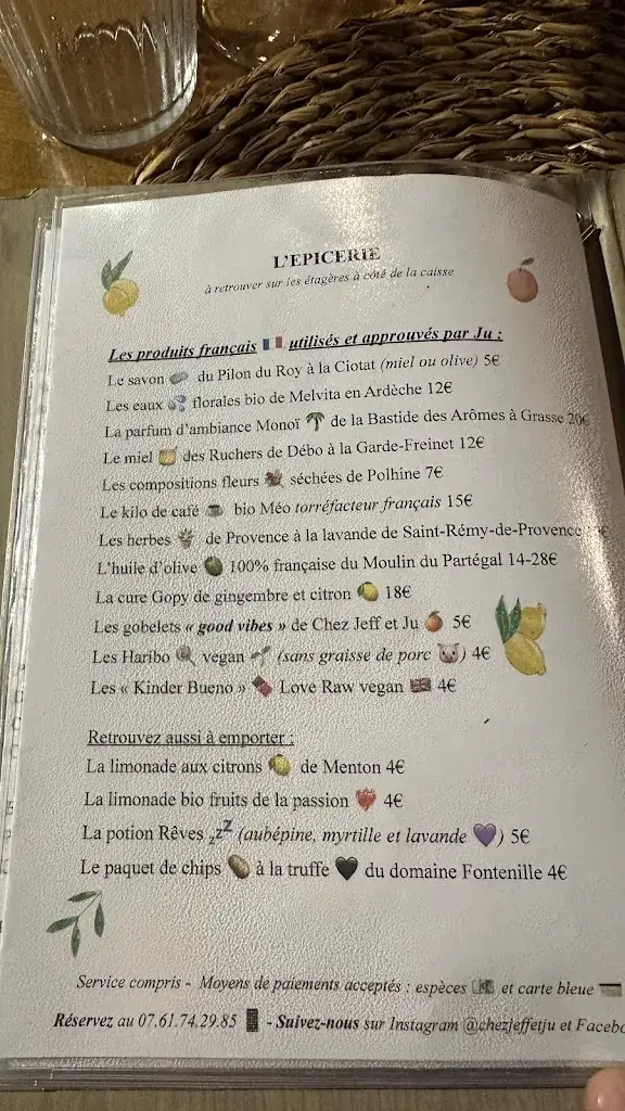 Menu_Chez Jeff et Ju_Grimaud_image_1