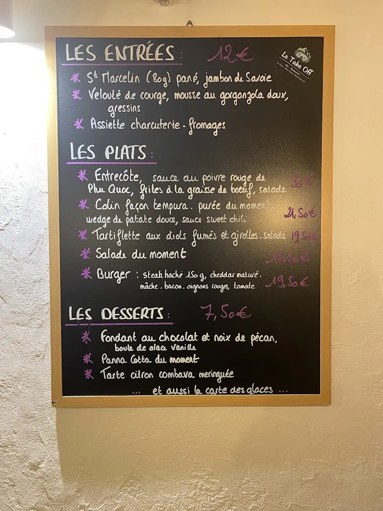 Menu_Le Take Off_Arâches-la-Frasse_immagine_1
