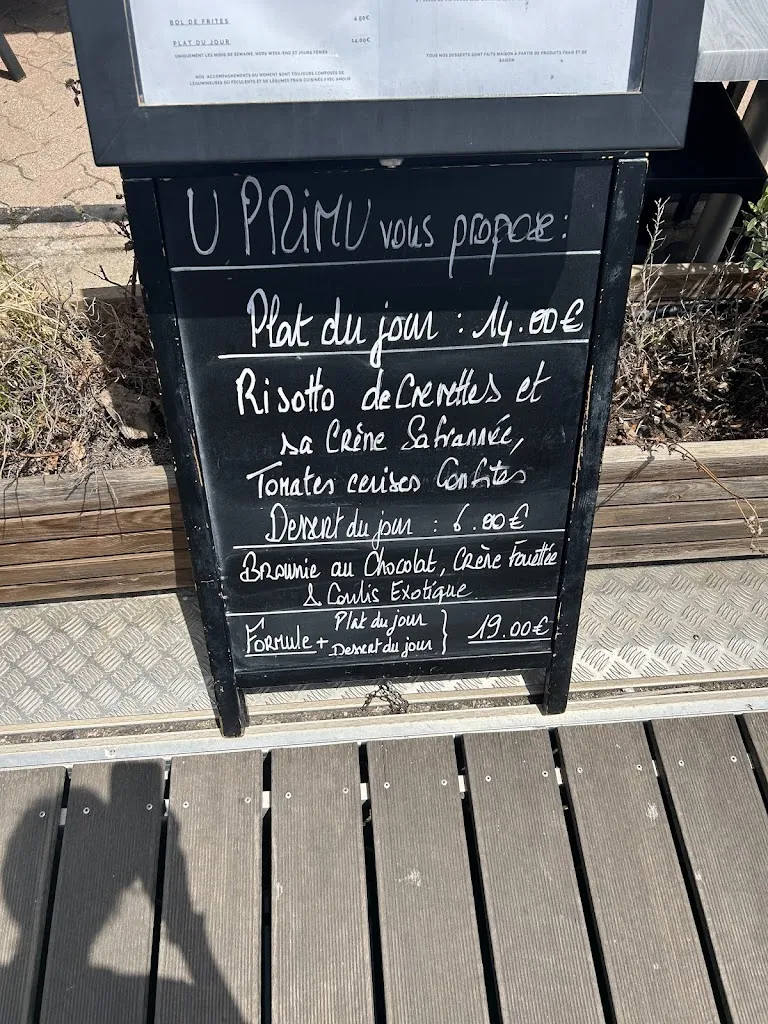 Menu_U PRIMU Restaurant_Hyères_image_2