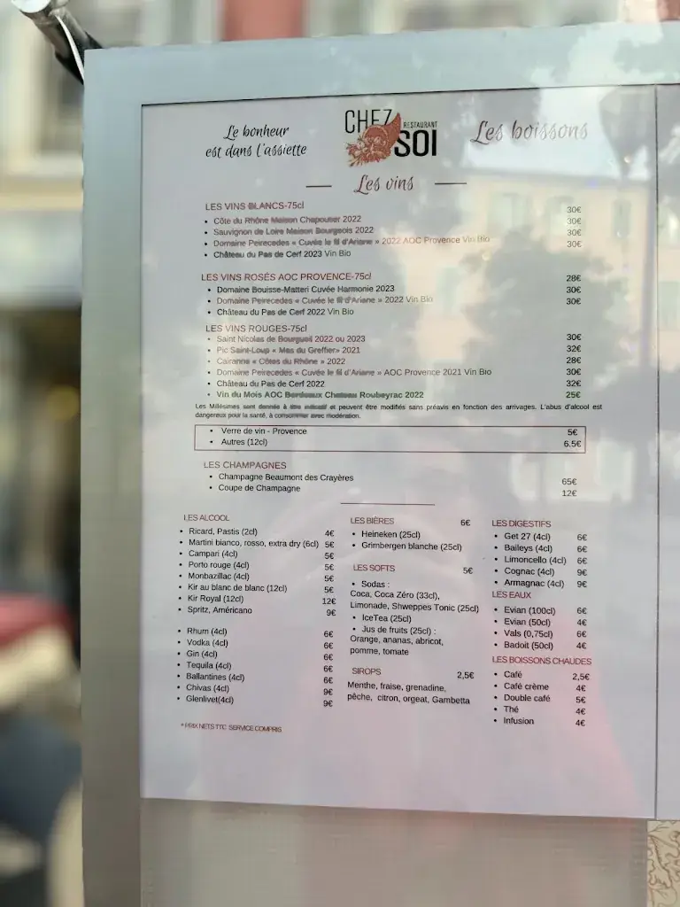 Menu_Chez Soi_Hyères_image_4